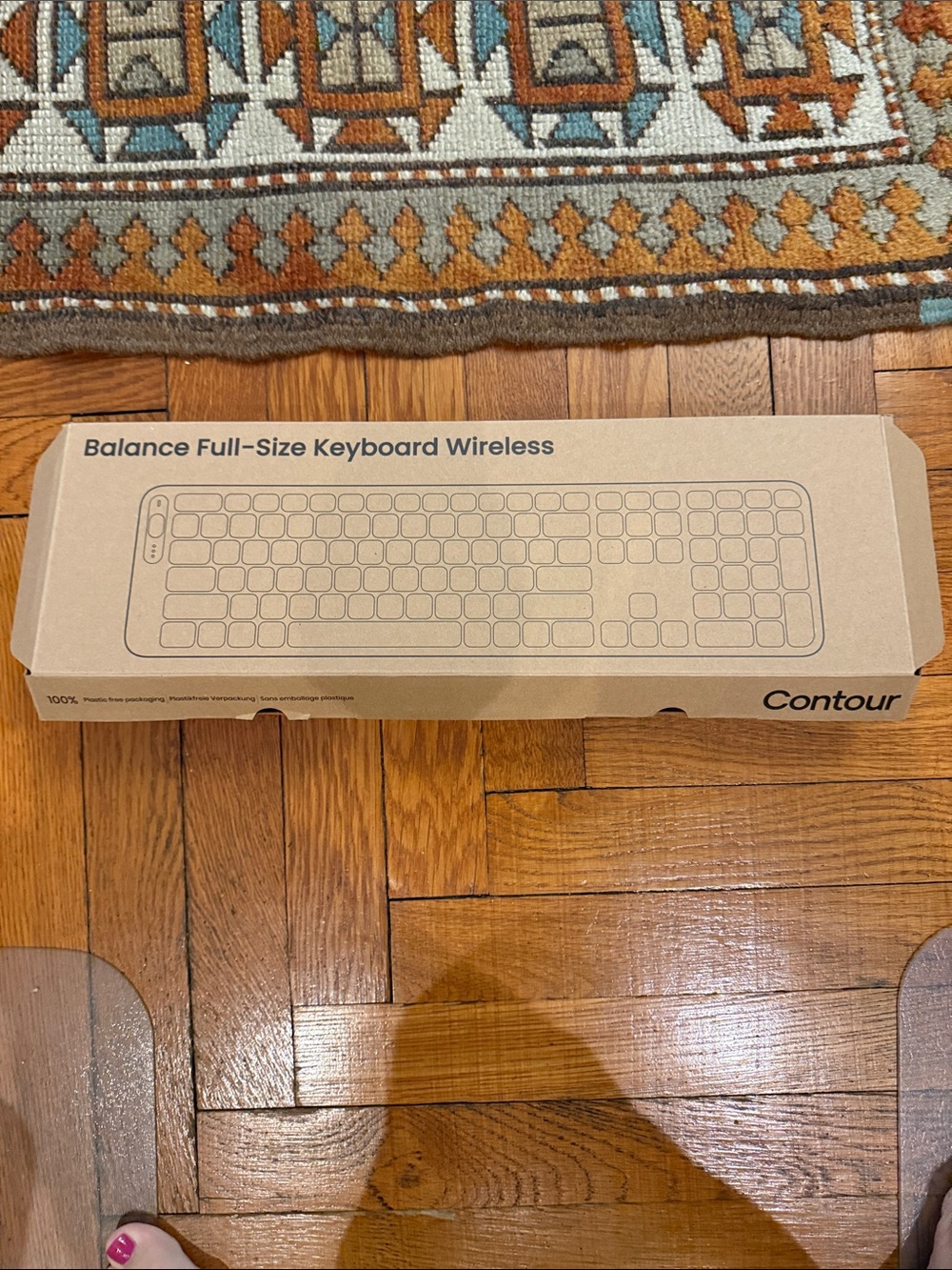 Balance Full-Size Wireless Keyboard - Brown